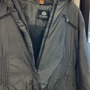 Deleon by Beyoncé winterLong jacket with hoodie